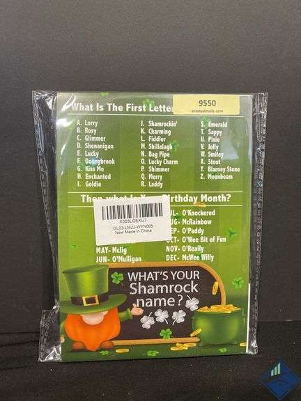“What’s Your Shamrock Name” Name Tags *NEW*