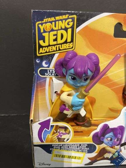 Disney Star Wars Young Jedi Adventures Training Droid & Lys Solay Figures *NEW*