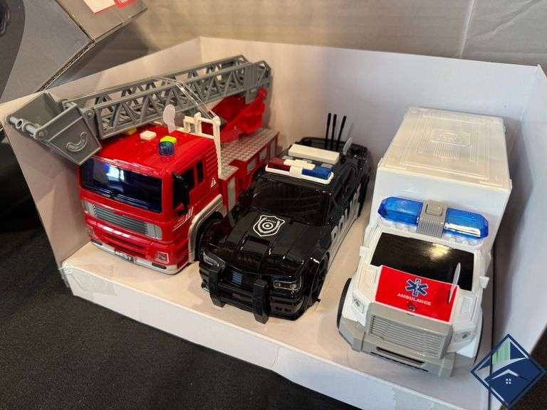 Dazmers Toys Emergency Vehicle Set