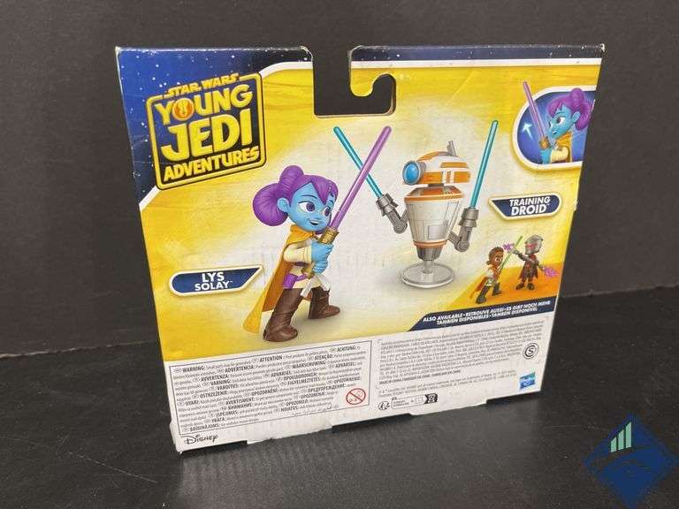 Disney Star Wars Young Jedi Adventures Training Droid & Lys Solay Figures *NEW*