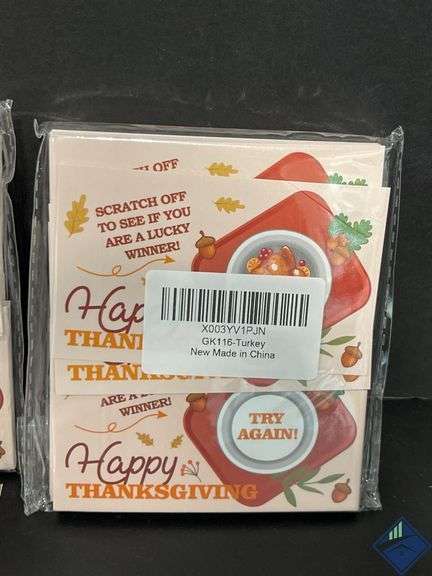 (4) Scratch Turkey Cards *NEW*