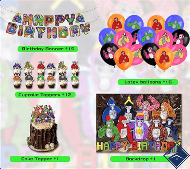 Gorilla Birthday Party Supplies *NEW*