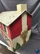 Vintage Tin Doll House with Contents