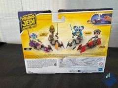 Star Wars Young Jedi Adventures Lys Solay Action Figure & Speeder Bike Vehicle - Mixed Condition