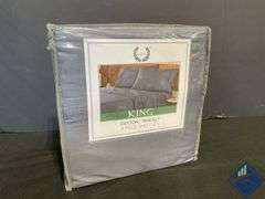 LaurelCrest King 300 Thread Count Cotton Sheet Set   *NEW*