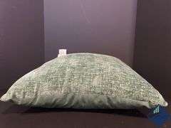 Green Velour Pillow - Like New - Like New