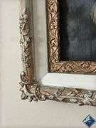Beautifully Framed Solemn Women Painting