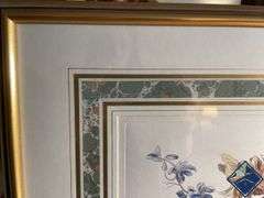 (2) Framed Floral Prints