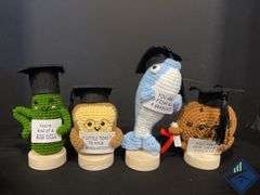 Crochet Graduation Figurines - *NEW* *NEW*