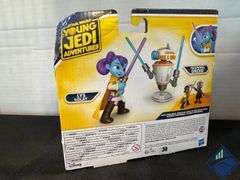 Disney Star Wars Young Jedi Adventures Training Droid & Lys Solay Figures - Mixed Condition