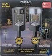 Infinity X1 Solar Path & Motion Security Lights (2-Pack) - Like New