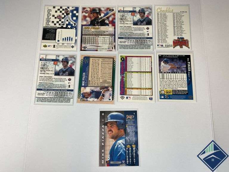 Mike Piazza ‘96 Fleer, Upper Deck, Topps Finest Cards, etc.