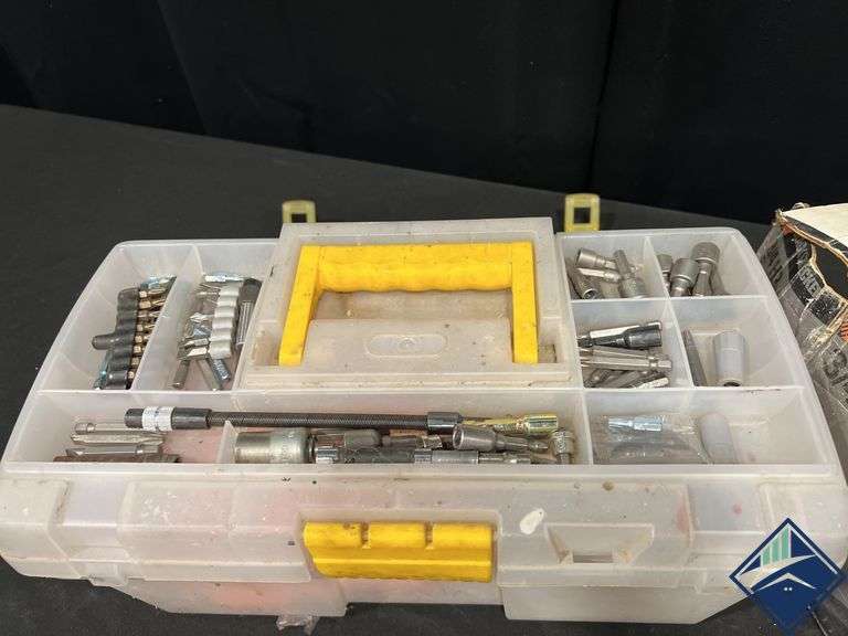 Toolbox with Contents and B&D Sander/Polisher