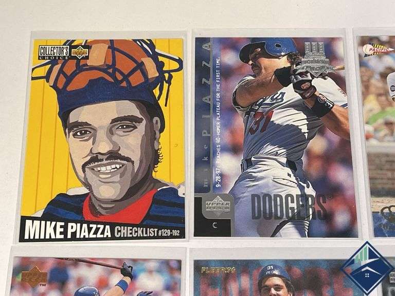 Mike Piazza ‘96 Fleer, Upper Deck, Pacific Collection, etc.