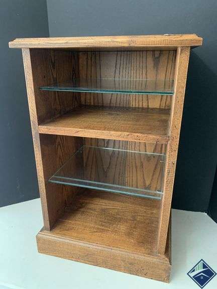 Glass & Wood Shelf Cabinet