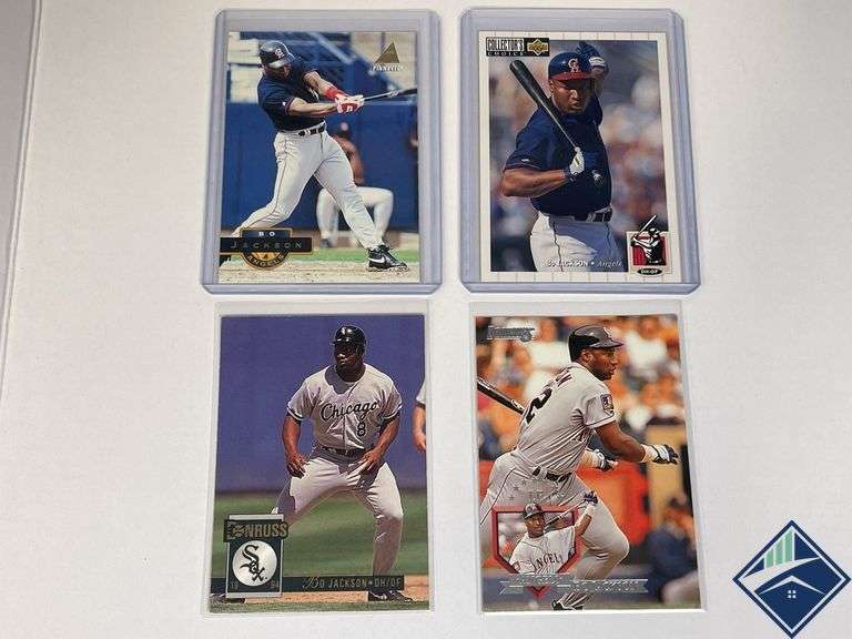 Bo Jackson Donruss, Pinnacle & Upper Deck Cards