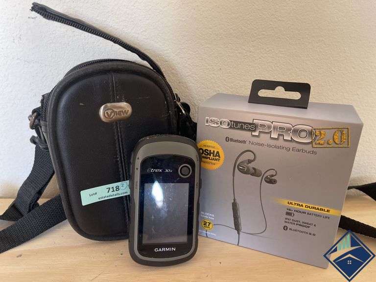 Garmin Etrex and Case & Noise Isolating Earbuds