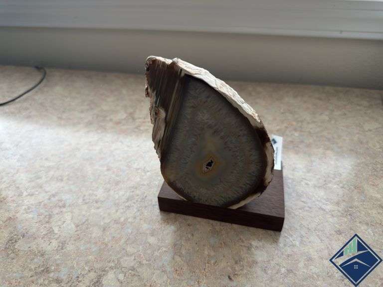 Brown Geode Desk Weight