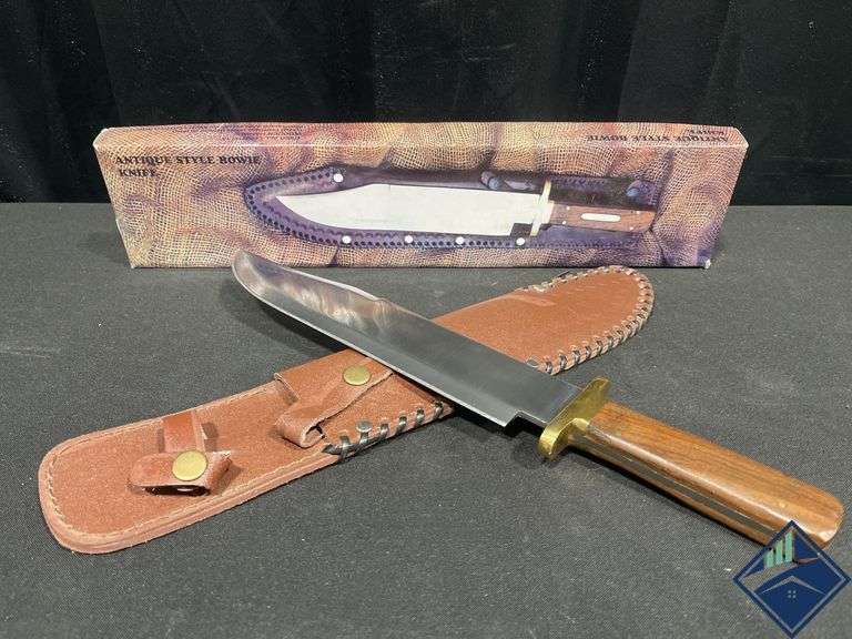 Antique Style Bowie Knife 15”