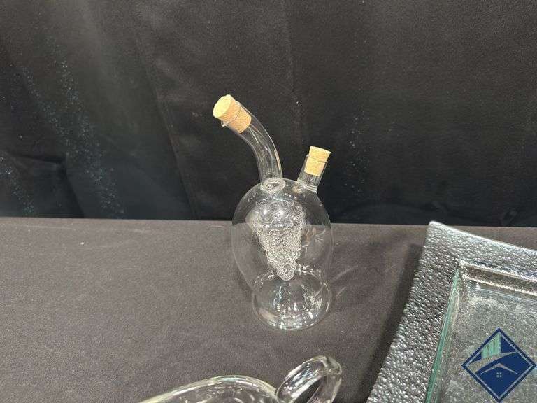 Glass Serving Plates/Dishes, Glass Gravy Boat, etc.