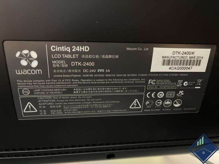 Wacom Cintiq 24HD Creative Pen Display