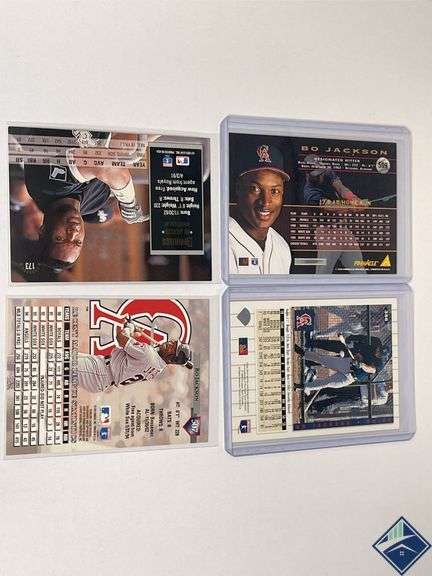 Bo Jackson Donruss, Pinnacle & Upper Deck Cards