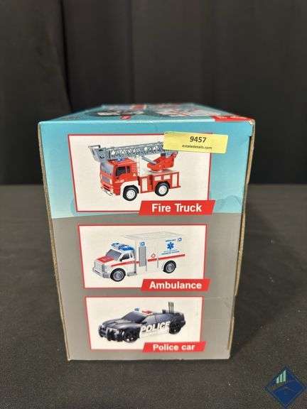 Dazmers Toys Emergency Vehicle Set
