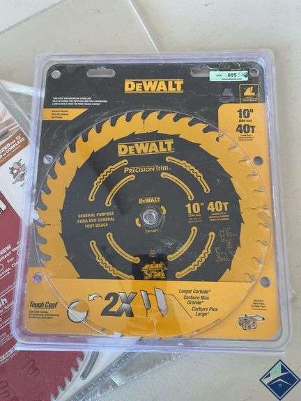 Diablo 12” Saw Blade & DeWalt 10” Saw Blade
