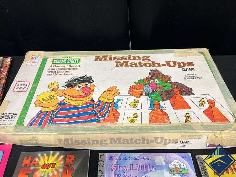 Vintage Children’s Books and Sesame Street Game