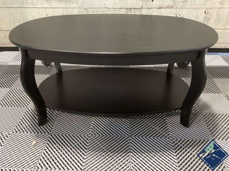 Black Tiered Coffee Table