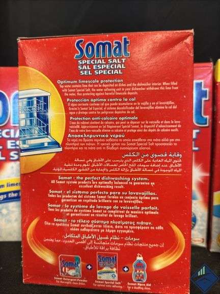 Boxes of Somat Special Salt