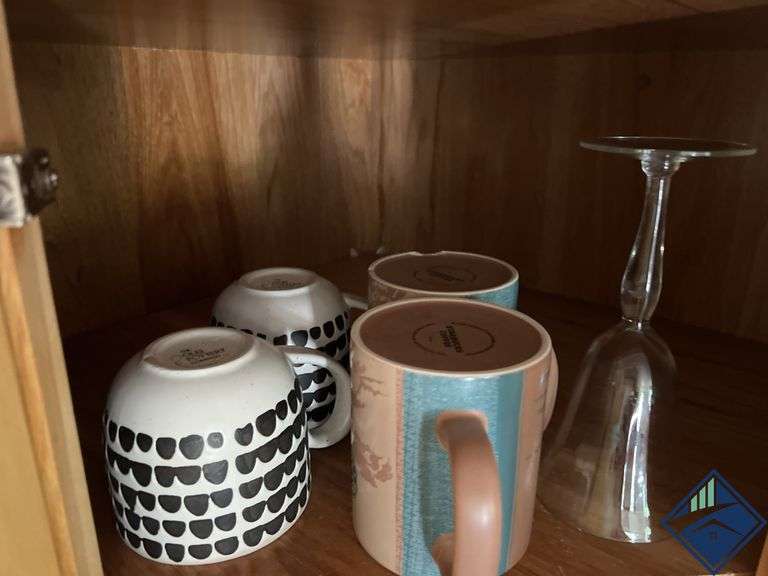Assortment of Drinking Cups, Mugs and Side Dishes