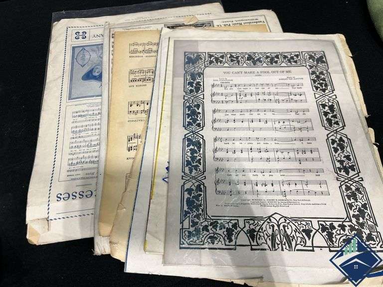 Vintage Sheet Music and Country Song Magazines