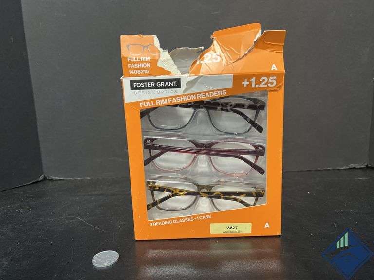 Foster Grant +1.25 Kiersey Reading Glasses