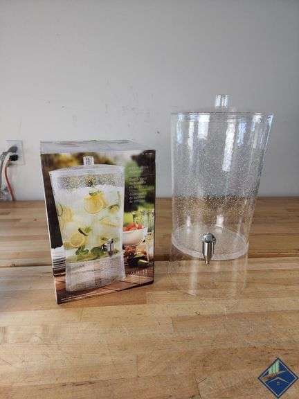 2.9 Gallon Acrylic Drink Beverage Dispenser Clear Plastic