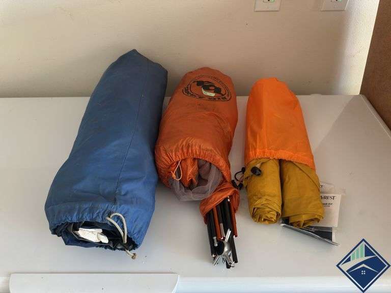 Big Agnes Backpacking Tent, Thermorest Matress, etc.
