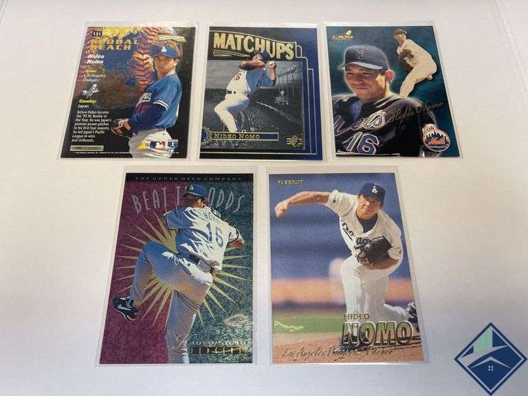 Hideo Nomo Global Reach, Upper Deck, Alirora Cards, etc.