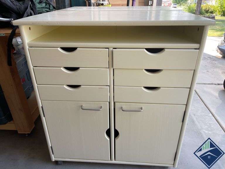 6 Drawer Organizer/Cabinet on Rollers