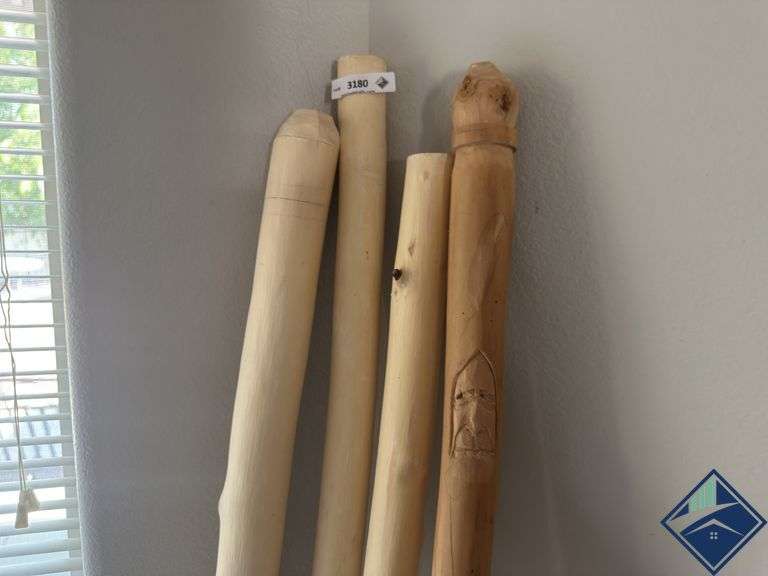 66" Wood Walking Sticks