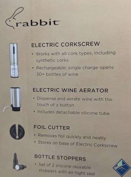 Rabbit Electric Wine Tool Set