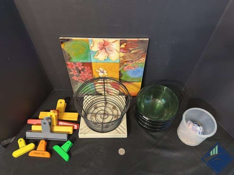 Snack Bowls, Floral Decor, Snack Bag Clips, etc.