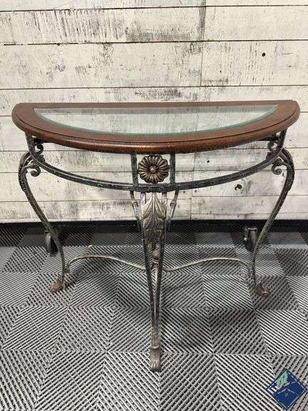 Half Circle Entry Table