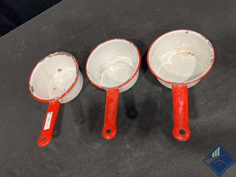 Small Enamel Pots