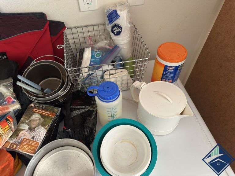 Camping Supplies, Water Filters, Mesh Bags, etc.