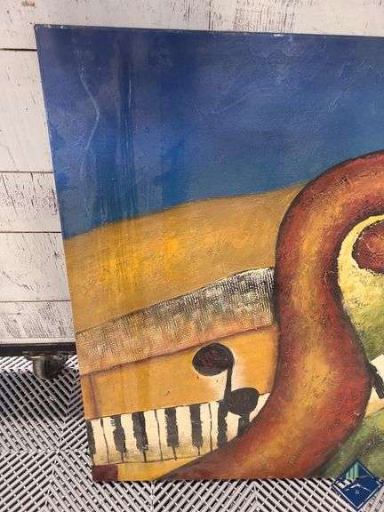 Canvas of "Lyrical Moments" by Raymond Clearwater