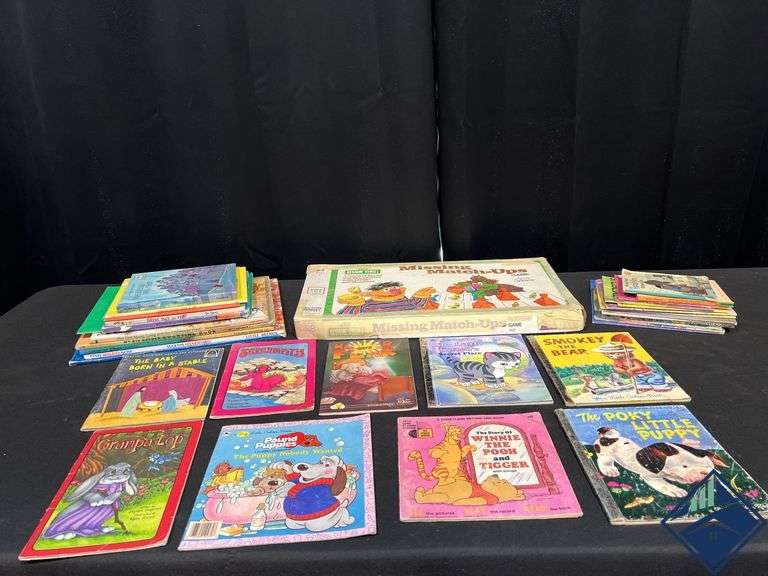 Vintage Children’s Books and Sesame Street Game