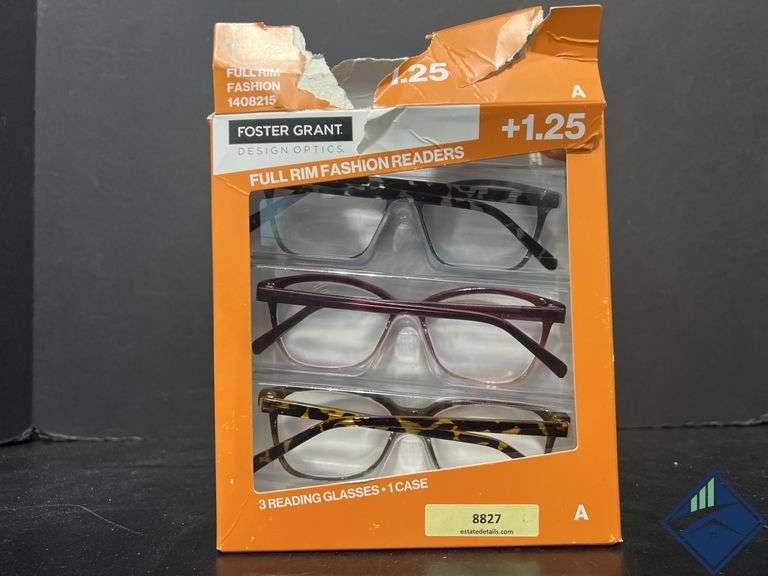 Foster Grant +1.25 Kiersey Reading Glasses