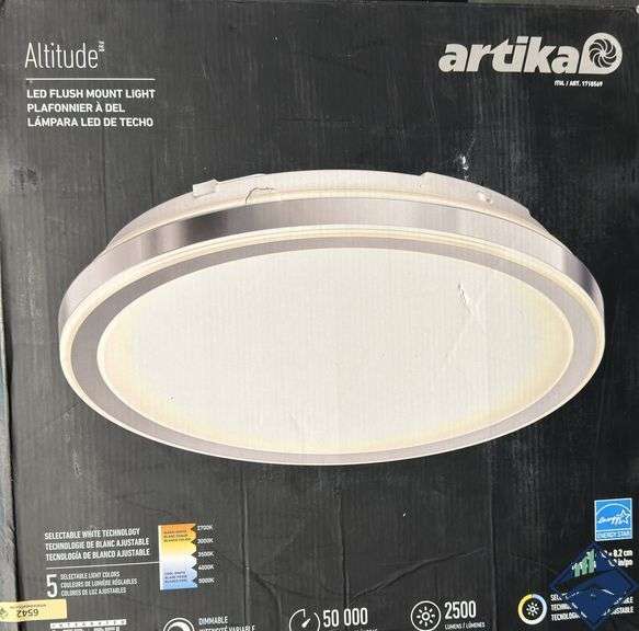 Artika Altitude LED Flush Mount Light