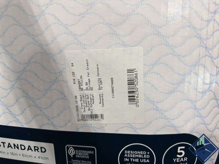Serenity by Tempur-Pedic Cooling Memory Foam Pillow - Standard