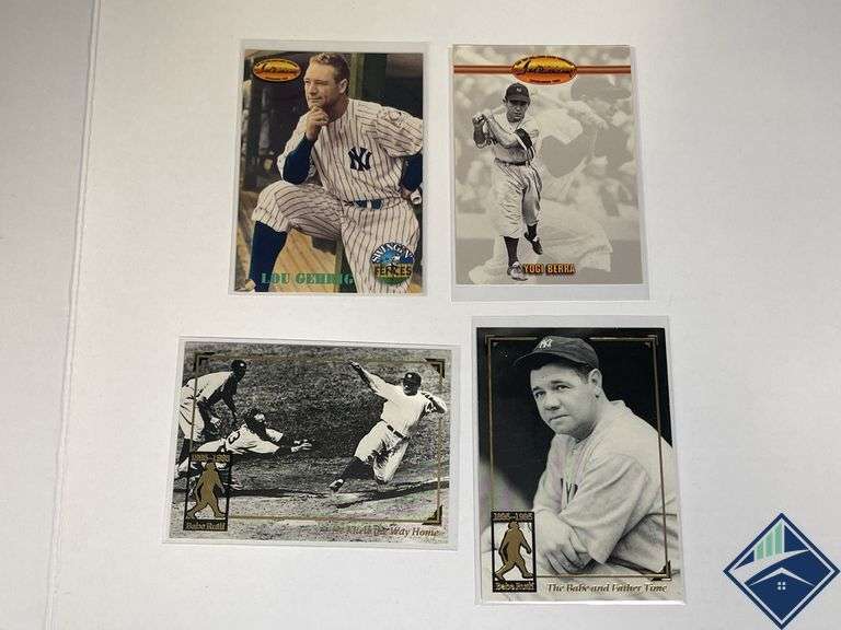 Babe Ruth, Lou Gering & Yogu Berra Cards, etc.